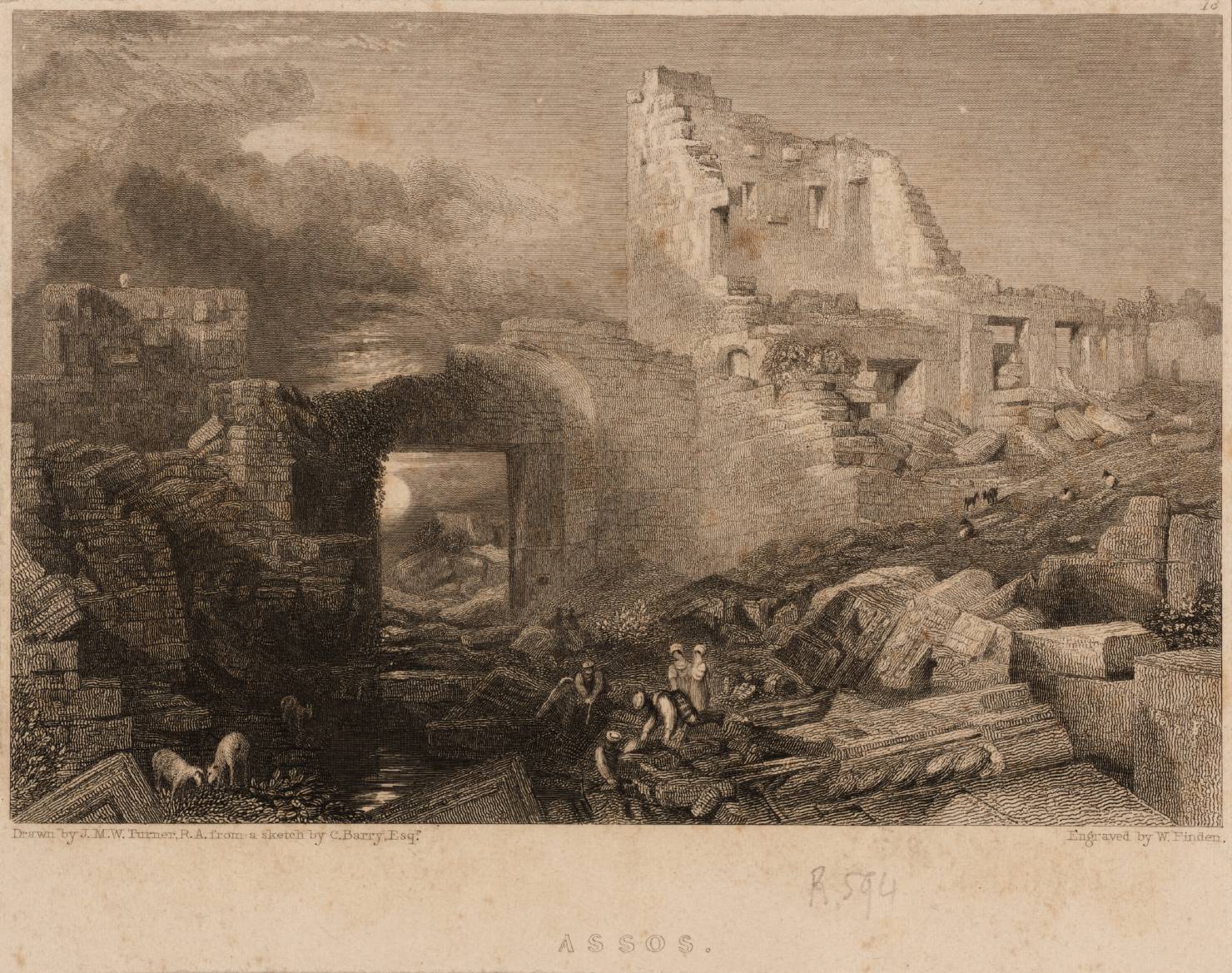 Assos, engraved by W. Finden