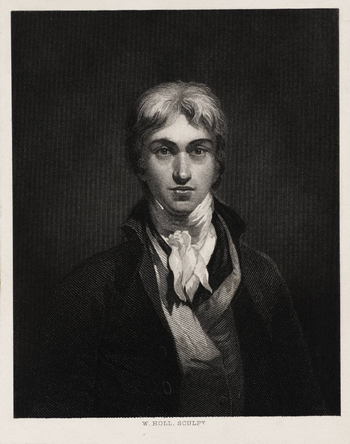 Portrait of Turner, engraved by W. Holl