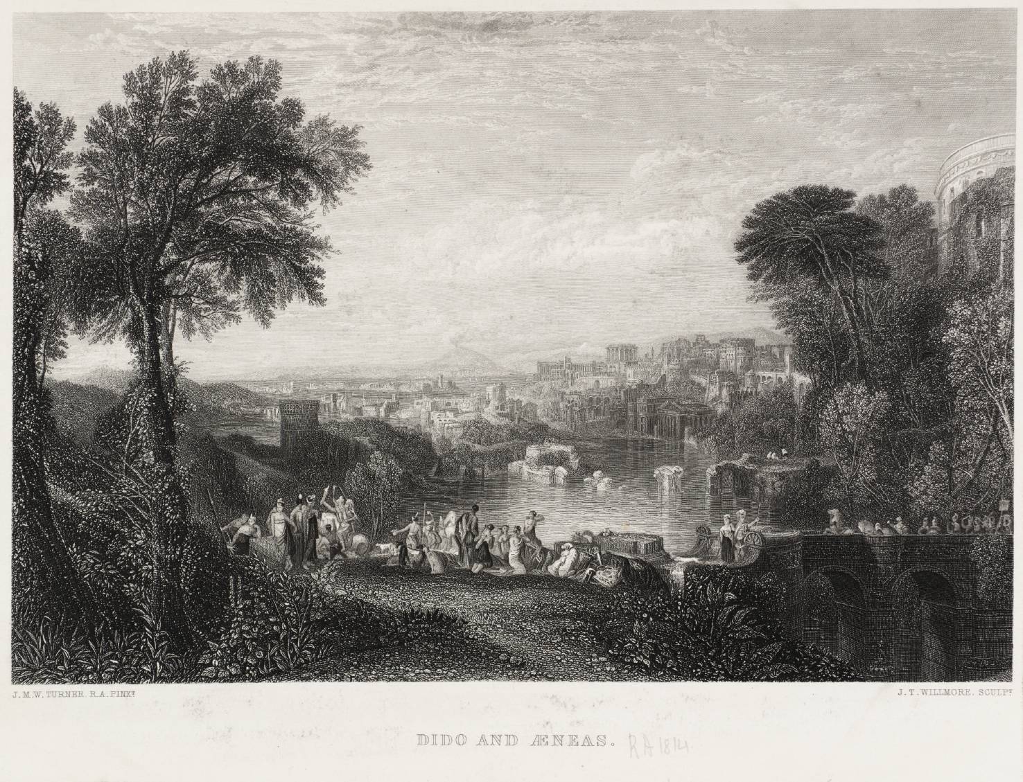 Dido and Aeneas; the Morning of the Chase, engraved by Willmore