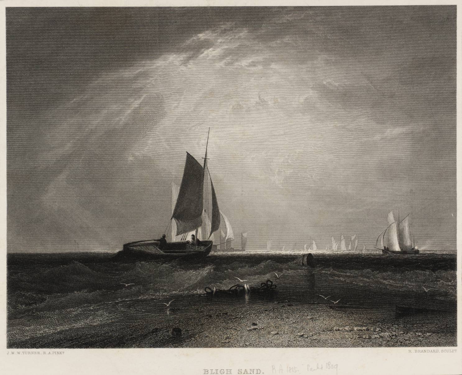 Bligh Sand, engraved by R. Brandard