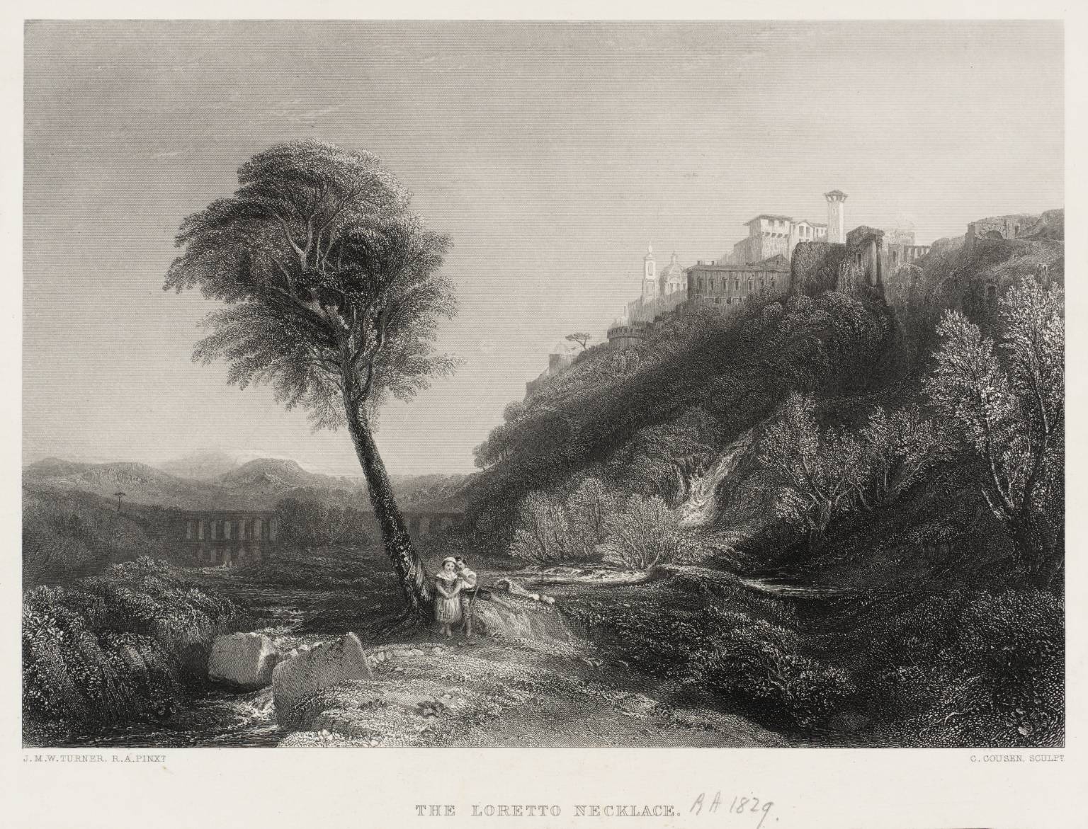 The Loretto Necklace, engraved by C. Cousen