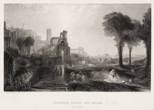 ‘Caligula’s Palace and Bridge, engraved by E. Goodall’, after Joseph