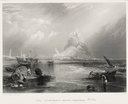 ‘st Michael’s Mount, Cornwall, Engraved By J. Cousen’, After Joseph 