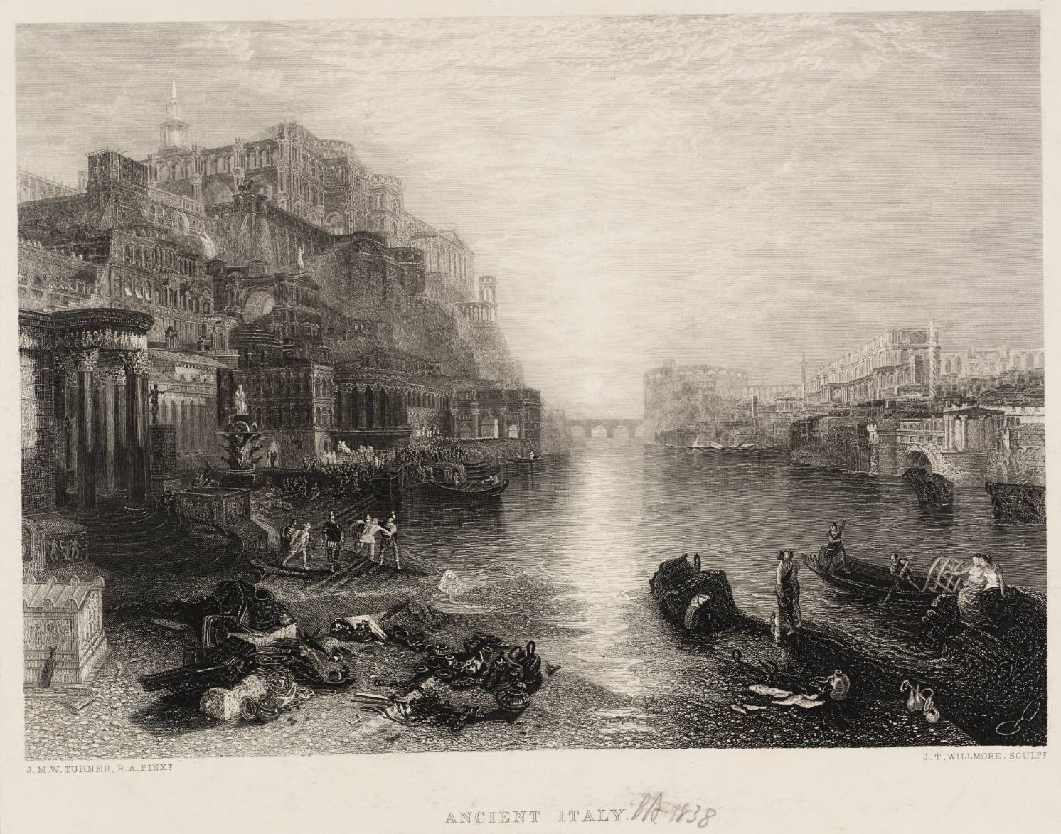 Ancient Italy, engraved by Willmore