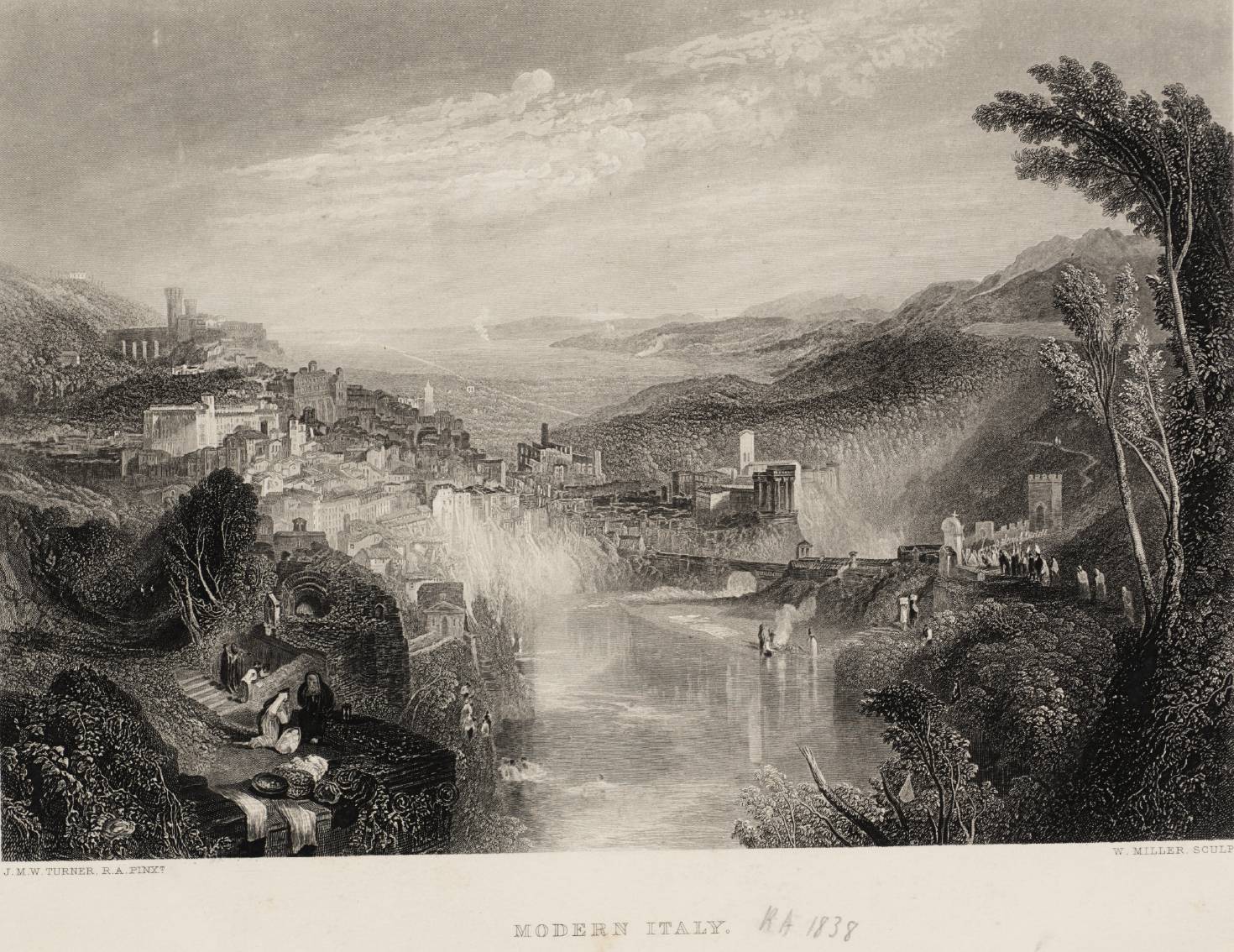 Modern Italy, engraved by W. Miller