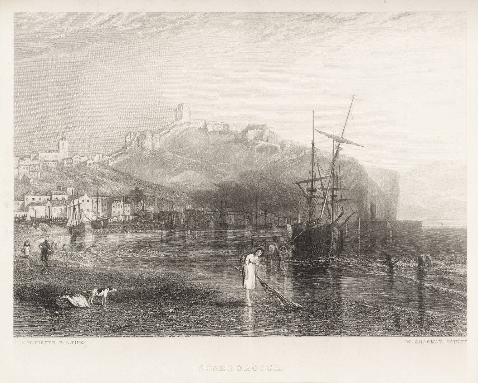 Scarborough, engraved by T. Lupton