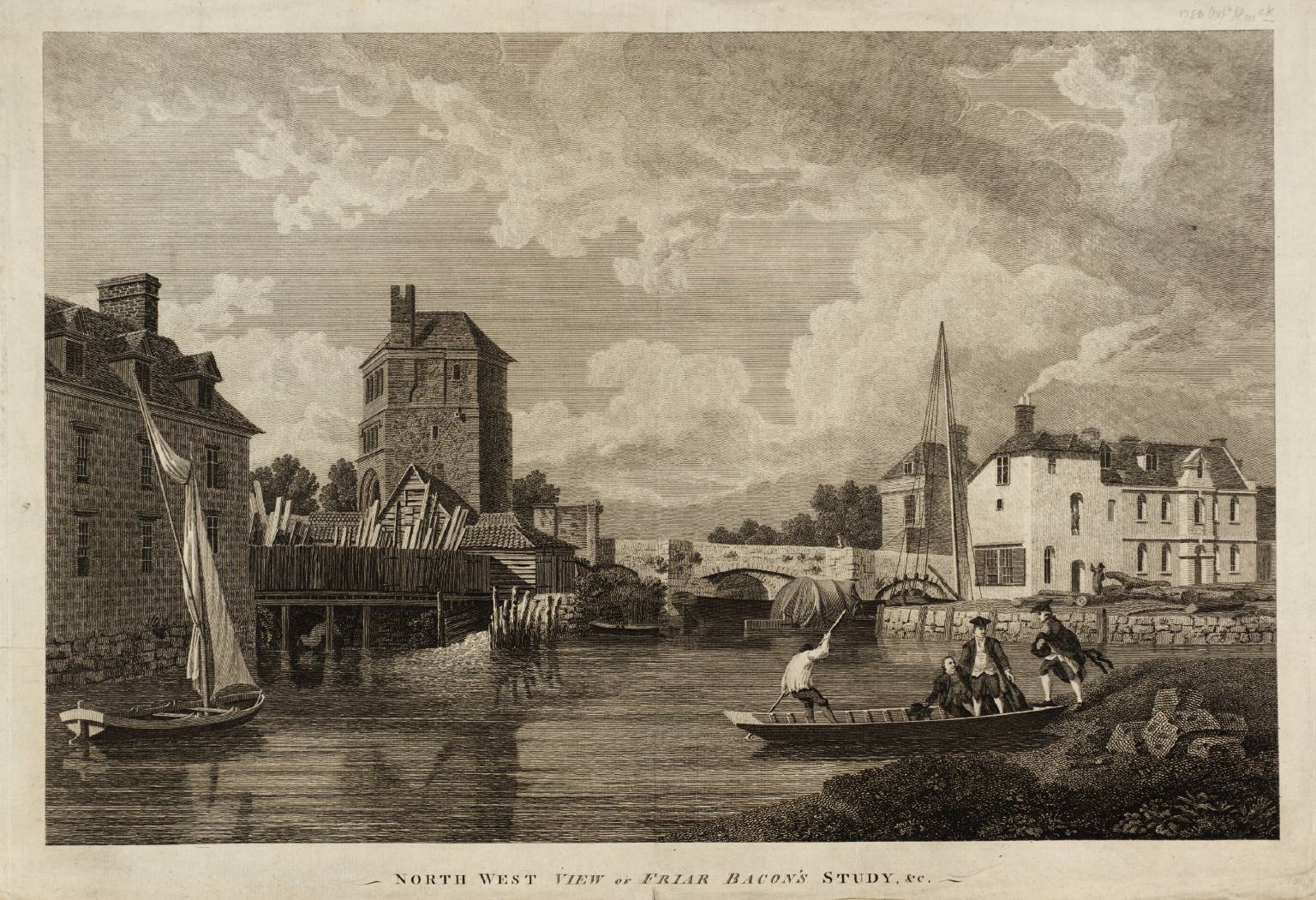 North West View of Friar Bacon’s Study