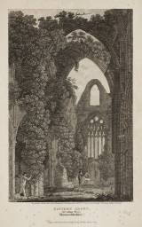 Tintern Abbey, Monmouthshire, Looking West, engraved by John Le Keux