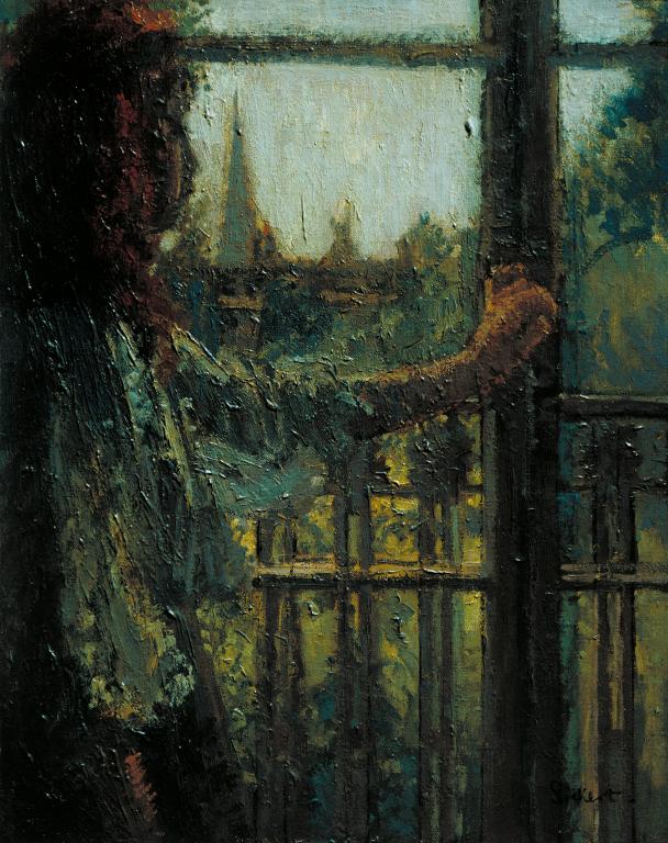 Walter Richard Sickert, ‘Girl at a Window, Little Rachel’ 1907