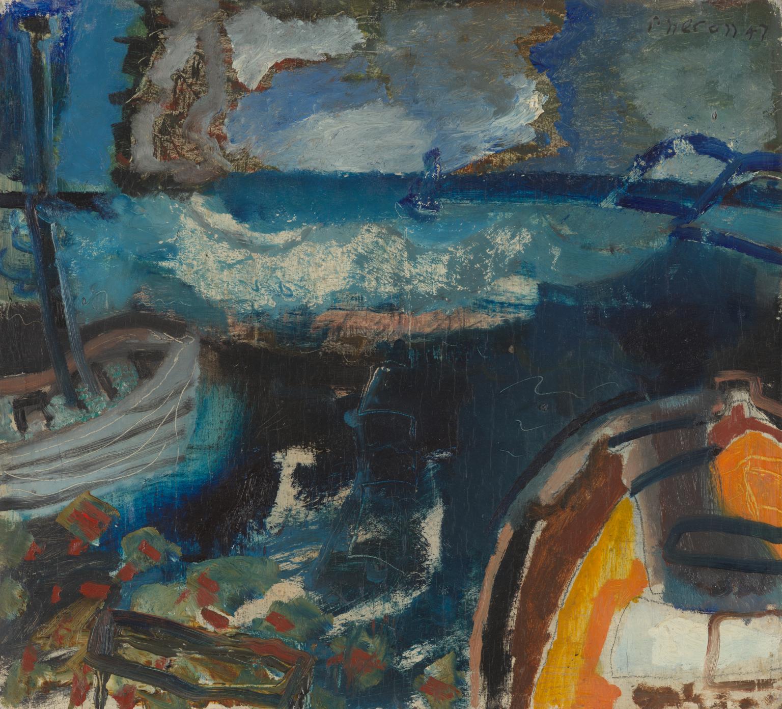 Boats at Night : 1947