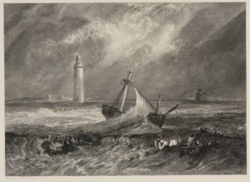 ‘Orfordness, engraved by J.C. Allen’, after Joseph Mallord William ...