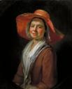 Balthasar Denner, ‘A Girl in a Straw Hat’ 1723
