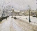 Paul Maze, ‘Whitehall in Winter’ 1920