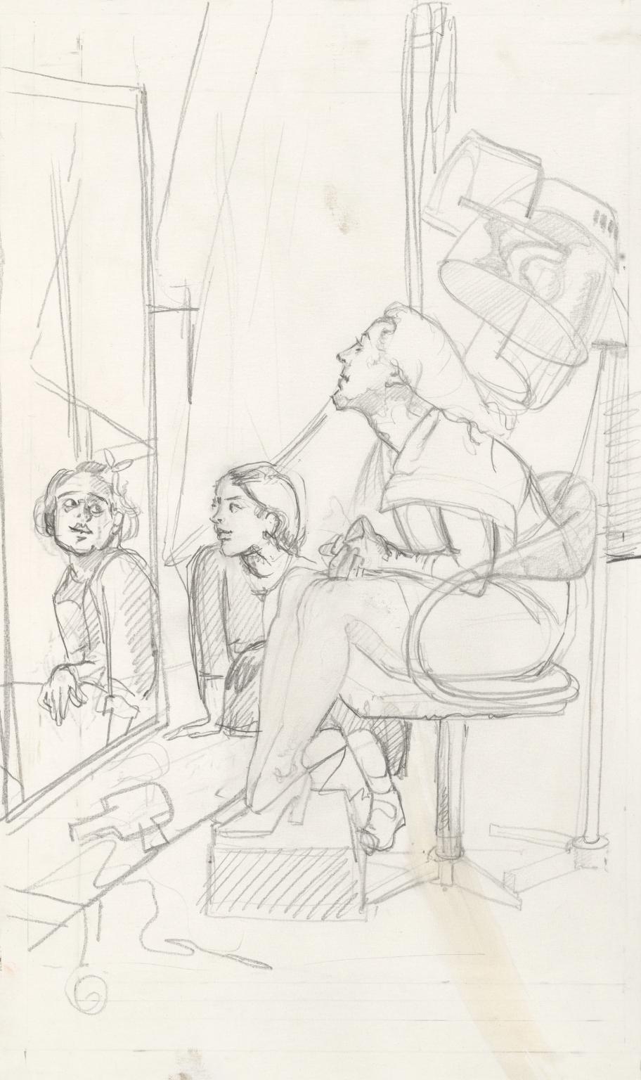 Study for ‘Lessons’ II