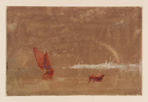 Joseph Mallord William Turner, ‘Red Sails at Chioggia’ c.1840