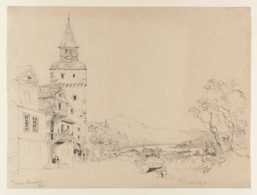 ‘Church at Braubach’, William Oliver, 1844 | Tate