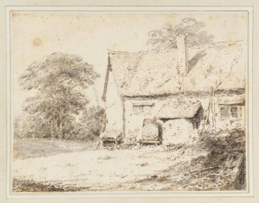 ‘A Cottage in a Park. Verso: A Drawing’, Heneage Finch, Fourth Earl of ...