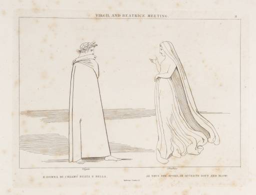 Virgil and Beatrice Meeting after John Flaxman 1807 Tate