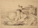 Amelia Long (Lady Farnborough), ‘The Ramparts at Montreuil. Verso: [title not known]’ 1817