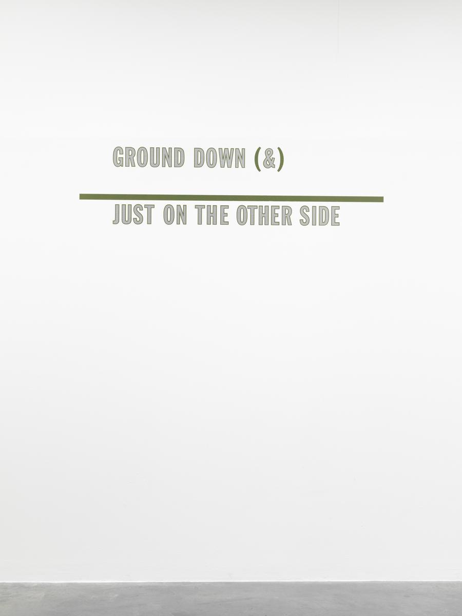 T12008: GROUND DOWN (&) JUST ON THE OTHER SIDE