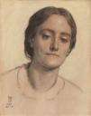 William Holman Hunt, ‘Portrait of Mrs Edith Holman Hunt’ 1880