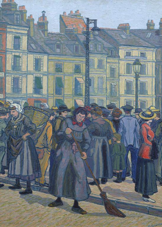 Charles Ginner, ‘La Vieille Balayeuse, Dieppe’ 1913