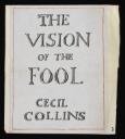 Cecil Collins, ‘Original design for the cover of, ‘The Vision of the Fool’, by Cecil Collins ’ [c.1947]
