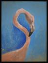 Aubrey Williams, ‘Painting of a flamingo’ 1968