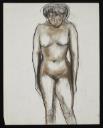 Aubrey Williams, ‘Sketch of a female nude looking down’ [1960s]