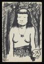 Aubrey Williams, ‘Sketch of an Amerindian woman entitled ‘Auntie’’ 1972