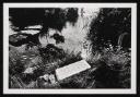 Ian Hamilton Finlay, John Andrew, Michael McQueen, ‘Stonypath Garden and Gallery Series postcard design: ‘Elegiac Inscription’’ [1975]