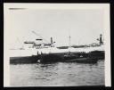 Prunella Clough, ‘Black and white photograph of a ship’ [1950s]