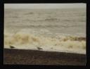 Prunella Clough, ‘Colour photograph of waves crashing on a beach’ June 1986