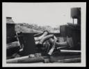 Prunella Clough, ‘Black and white photograph of a pile of scrap metal’ [1950s]