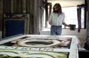 Anonymous, ‘Colour transparency of Ian Breakwell working on photo-silkscreen prints of ‘Circus’, in Glasgow School of Art ’ [c.August–September 1978]