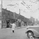 Nigel Henderson, ‘Photograph showing shop fronts in Islington, London’ [c.1949–c.1956]