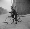 Nigel Henderson, ‘Photograph of an unidentified boy on a bicycle’ [c.1949–c.1956]