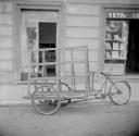 Nigel Henderson, ‘Photograph showing a tricycle possibly for advertisements’ [1953]