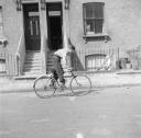 Nigel Henderson, ‘Photograph of an unidentified boy on a bicycle’ [1953]