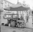 Nigel Henderson, ‘Photograph showing an outdoor market stall selling watermelons’ [c.1949–c.1956]