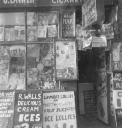 Nigel Henderson, ‘Photograph showing shop front for S. Lavner, newsagents and tobacconist’ [c.1949–c.1956]