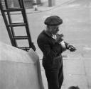 Nigel Henderson, ‘Photograph of an unidentified man smoking’ [c.1949–c.1956]