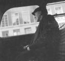 Nigel Henderson, ‘Photograph of an unidentified man on a bus’ [c.1949–c.1956]