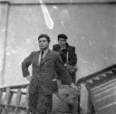 Nigel Henderson, ‘Photograph of Eduardo Paolozzi and an unidentified man’ [c.1949–c.1956]