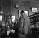 Nigel Henderson, ‘Photograph of two unidentified men inside a pub or restaurant’ [c.1949–c.1956]