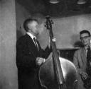 Nigel Henderson, ‘Photograph of Derek Humble and an unidentified man with a double bass’ [c.1949–c.1956]
