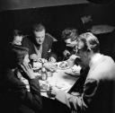 Nigel Henderson, ‘Photograph of jazz musicians eating in a restaurant’ [c.1949–c.1956]