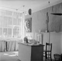 Nigel Henderson, ‘Photograph showing interior of a room with a desk and chair’ [June 1951]