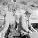 Nigel Henderson, ‘Photograph showing two fishermen’ [c.1949–c.1956]