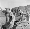 Nigel Henderson, ‘Photograph showing fishermen at sea’ [c.1949–c.1956]